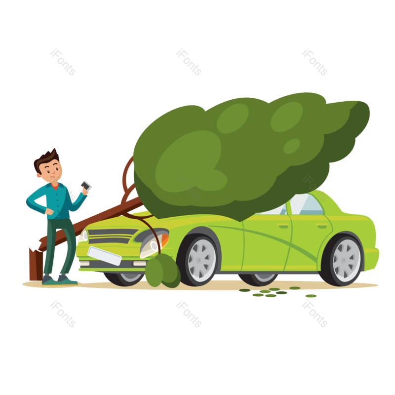 绘画图片,插画元素,交通PNG,手绘免抠素材